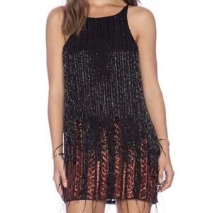 Parker | Dresses | Parker Black Beaded Minidress Casual Dress | Poshmark